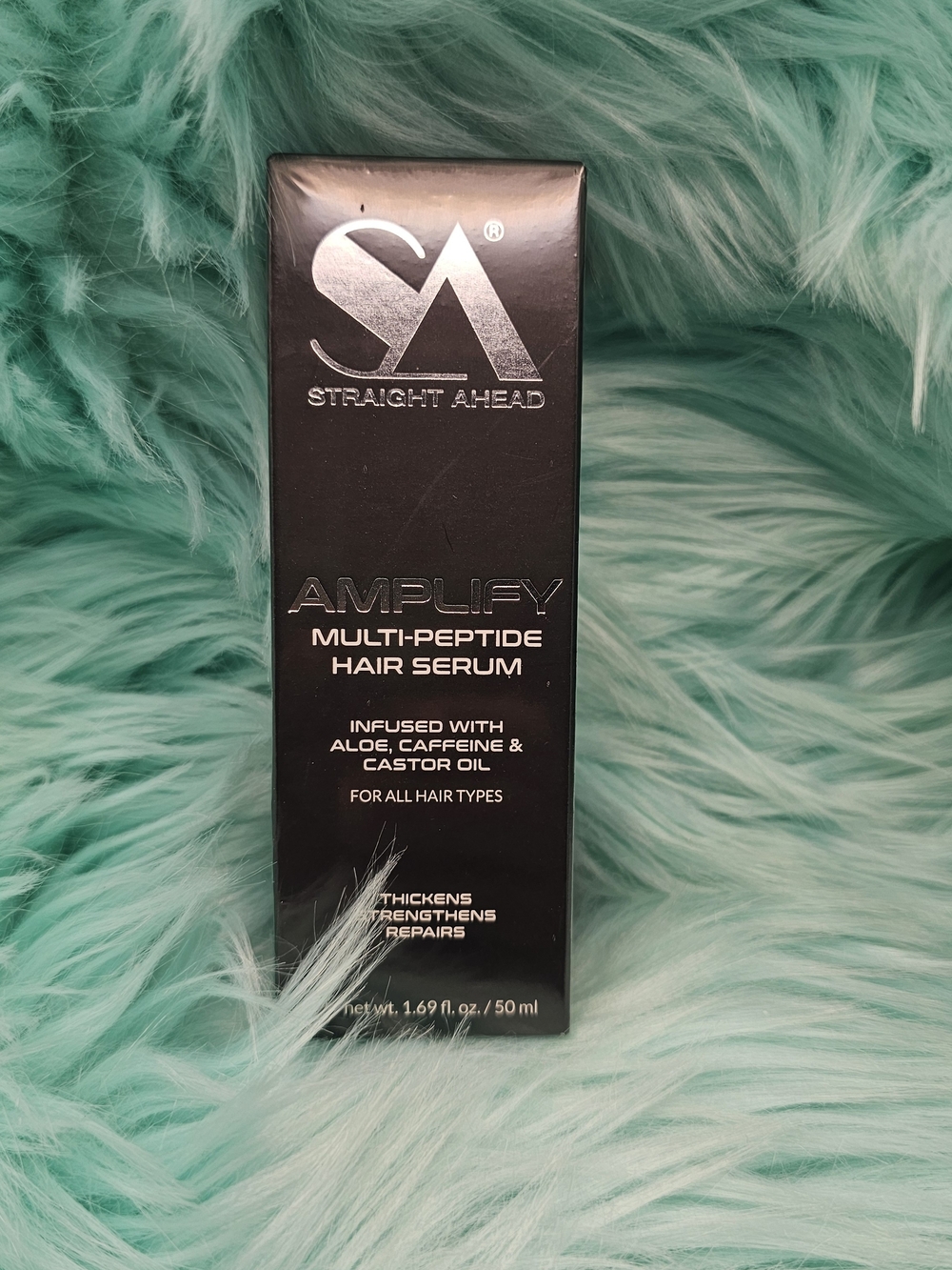 Straight Ahead Amplify Multi-Peptide Hair Serum - Black